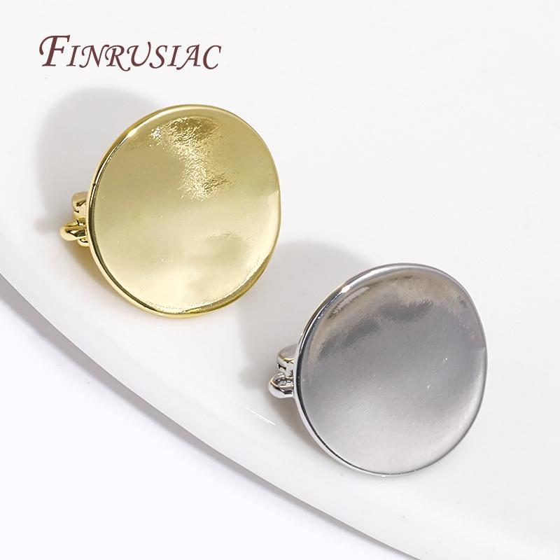 Earring Hooks Shvenzy Accessories 18K Real Gold Plated Basic Earwires Fasteners For DIY Fashion Women Earrings Making Findings