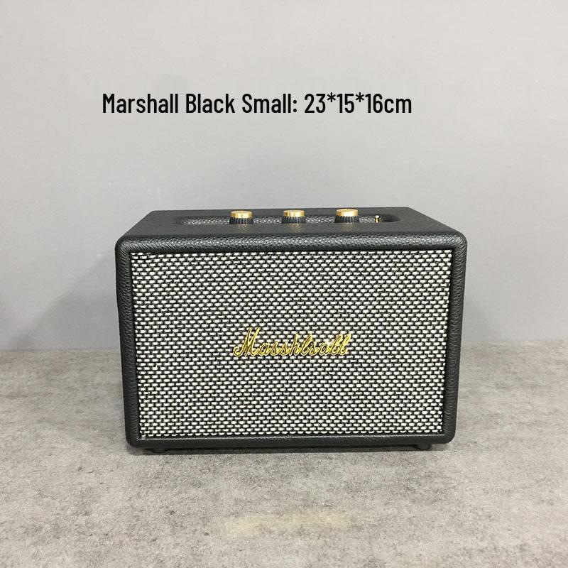 Marshall Speaker Model Ornament: Wooden Shell & Leather Wrap - Perfect for Model Home Decor