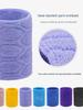 Cotton Sports Wristband: Sweat-Absorbent, Protective Gear for Fitness, Basketball, Badminton.