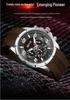 OFNS Men's Trendy Quartz Watch with Calendar, Multifunctional Small Seconds, 50m Waterproof - Casual Teenager Style