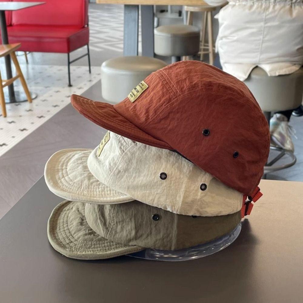 Japanese Short Brim Baseball Cap Breathable Quick-Drying Baseball Cap Autumn Casual Peaked Cap  Man