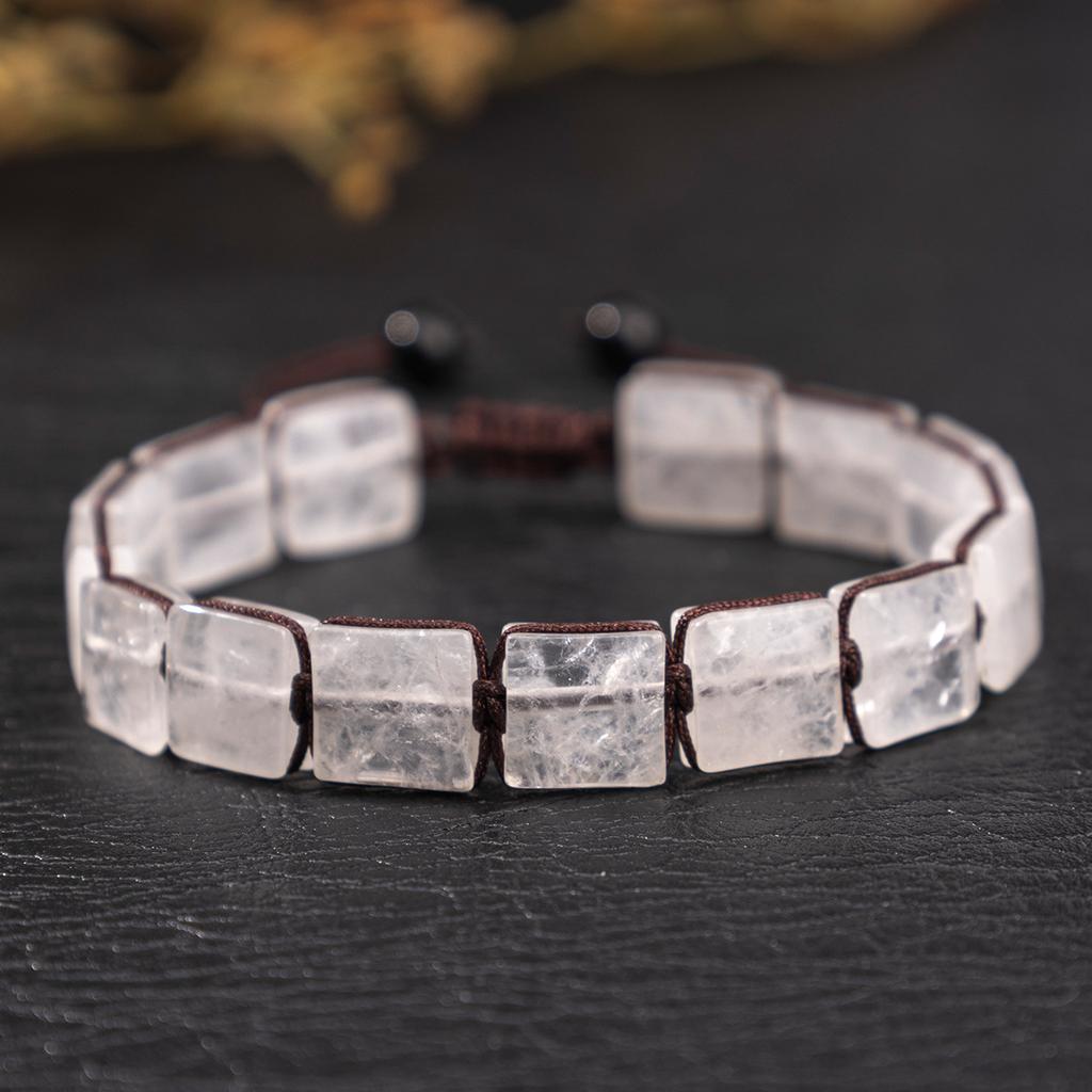 Crystal bracelet, natural amethyst bead, bracelet, natural stone, adjustable wristband,Christmas gift, Valentine's Day gift, girlfriend gift