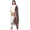 RANI SAAHIBA Women's Art Silk Kalamkari Dupatta(SKRDD2511_Black)