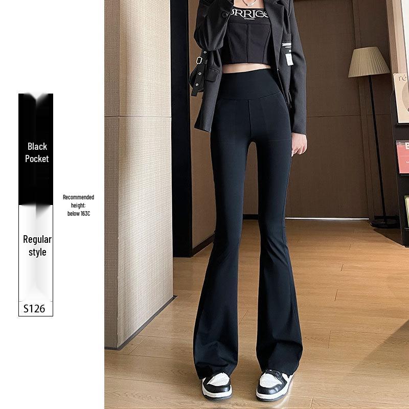 Women's High Waist Flare Yoga Pants – Summer Slim Fit, Elastic, Casual Sports Dance Pants