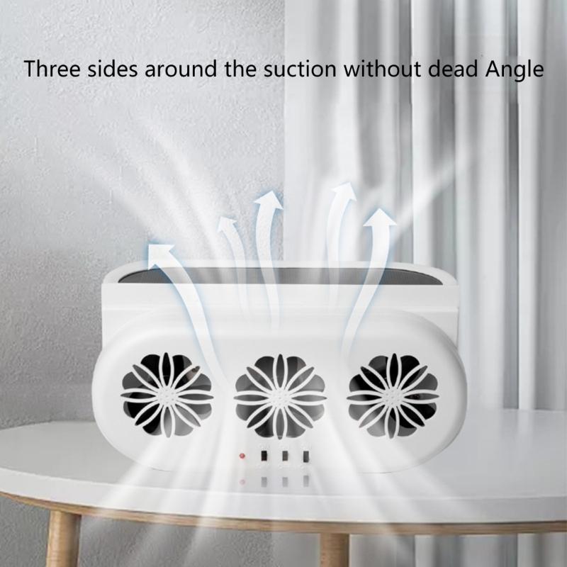 Umluftventilator Solarladung Automatischer Lüfter Abluft-Radiatorlüfter