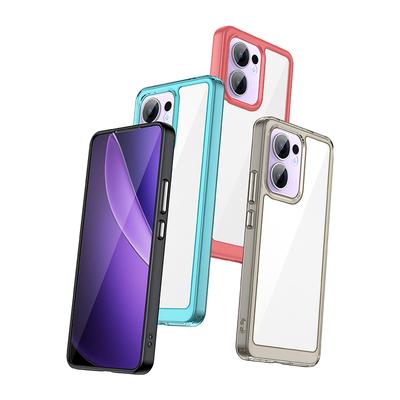 Transparent Colorful TPU Case for OPPO Reno 13 Pro 5G 13F 13FS Reno13 F FS Protective Cover Clear Fundas Coque Capa