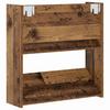 Shoe Cabinet with Shelf Rustic Wood Look 60 x 18 x 60 cm Engineered Wood