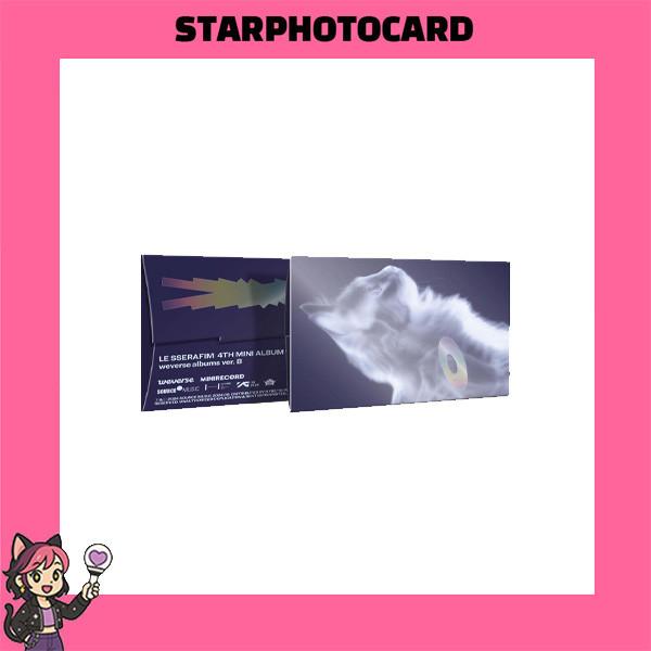 

[READY STOCK] LE SSERAFIM - 4TH MINI ALBUM CRAZY WEVERSE Ver B VER