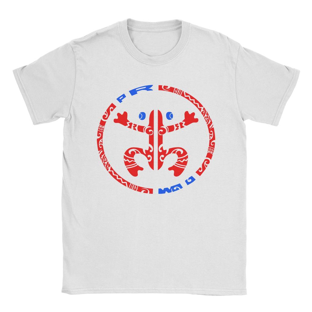 Coqui Frog Puerto Rico Flag Puerto Rican TShirt for Men Round Neck Cotton T Shirt  Short Sleeve Tee Shirt Big Size Clothing