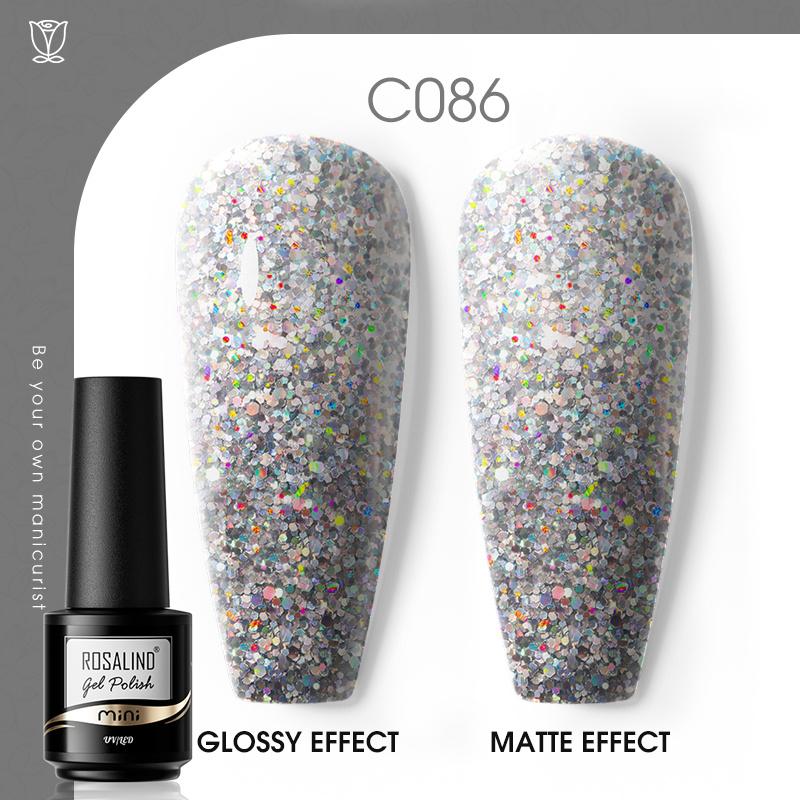 

Полуперманентный лак для ногтей ROSALIND для маникюра, замачиваемый УФ-гель для ногтей