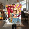 Betty Boop2 Flannel Blanket, High quality Comfortable for All Seasons, Home Decor, Warmth and Comfort