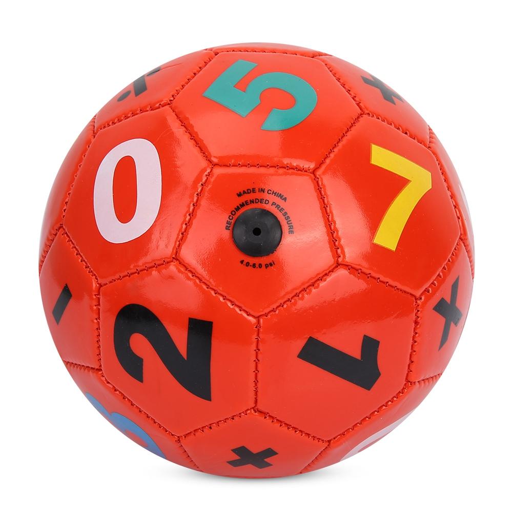 Children Outdoor Sport Foot  Soccer   Size 2 Exercise Sports Equipment(Red Number)