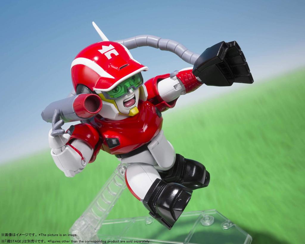 TAMASHII NATIONS Chogokin Iron Leaguer Magnum Ace 80mm ABS PVC Painted Movable Figure Gale! Approx. Die-cast & &