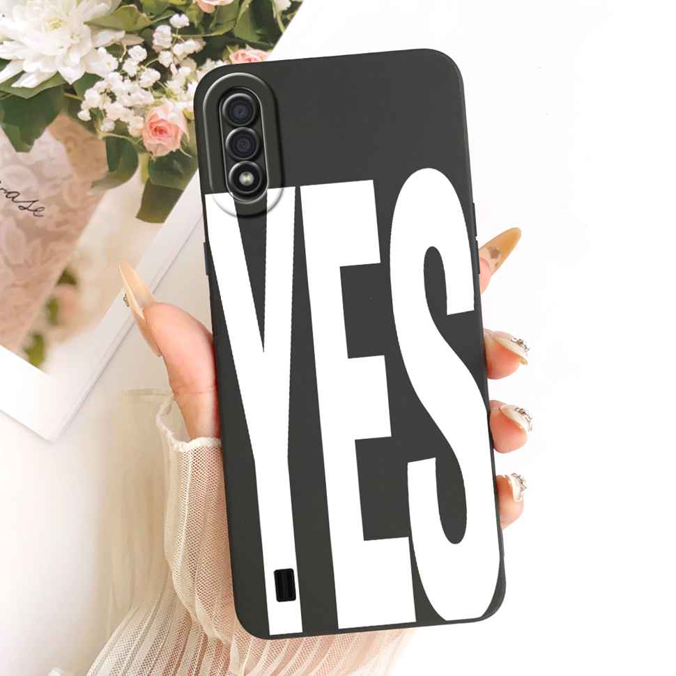 For Samsung Galaxy A01 CAse Cute Rabbit Cat Pattern Cover For Samsung A 01 A01 SM-A015F Silicone Soft Casing Shells 5.7"