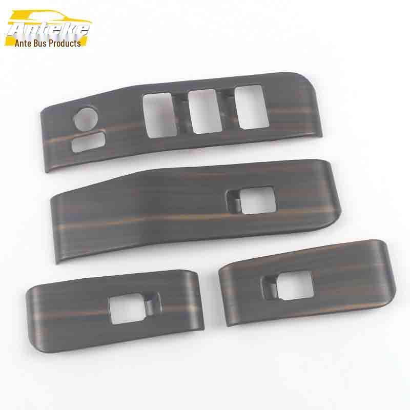 21 Crown Highlander Power Window Switch Decorative Frame & Glass Button Sequin Sticker