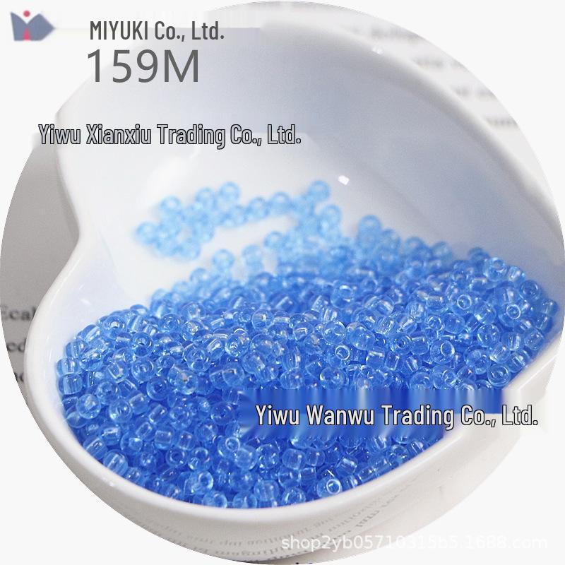 MIYUKI 3mm Transparent Glass Seed Beads for DIY Jewelry Making