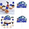Police Theme Birthday Cake Decorations With Paper Cake Toppers For Party Celebration
