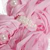 Babyflicka Barn Småbarn Faux Pärla Pannband Rosett Spets Hårband Blomma Huvudbonad