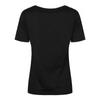 Adidas Logo Print Round Neck Pullover Casual Sports Short Sleeve T-Shirt Women T-Shirts Black CV4594