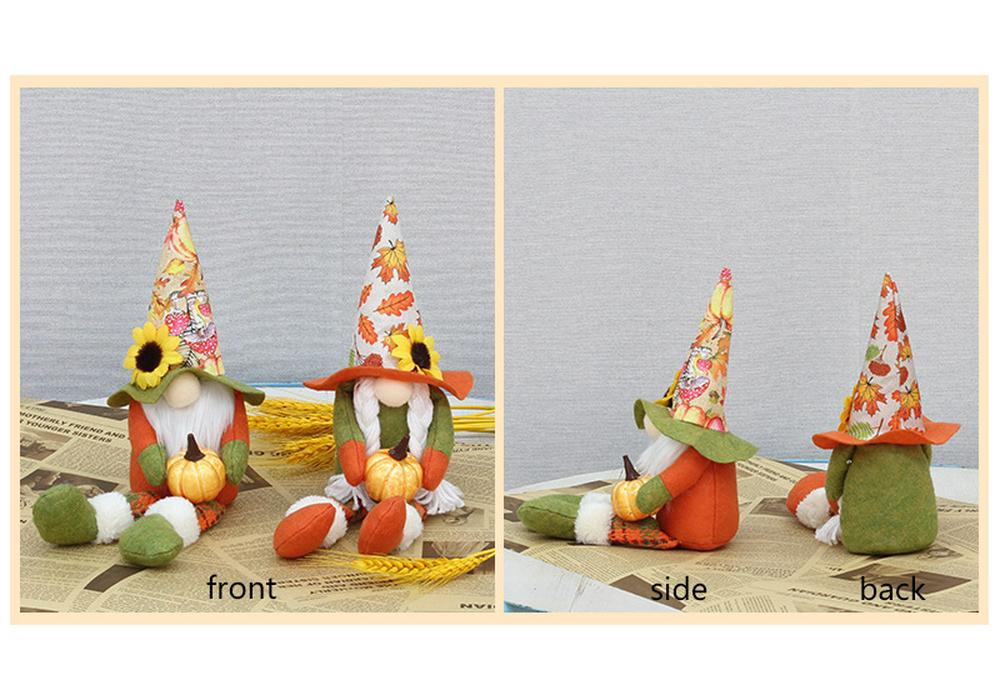 Thanksgiving Gnome Figurines: New Harvest Festival Hanging Ornaments