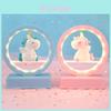 Cute Cartoon Unicorn Led Night Light Music Box Desktop Decor Ornament For Wedding And Holiday Gift