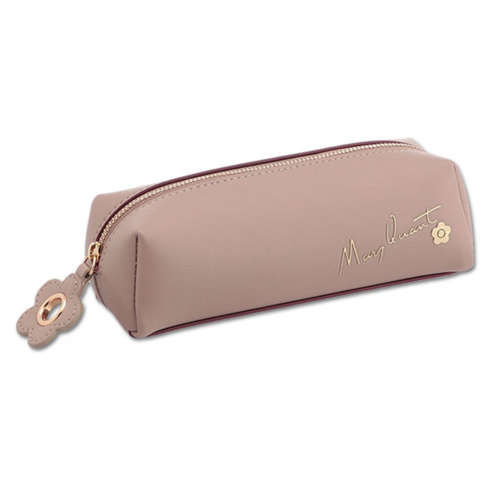 

MARY QUANT Flip Side Daisy Square Pen Case H5 x x D6cm Beige W18.5