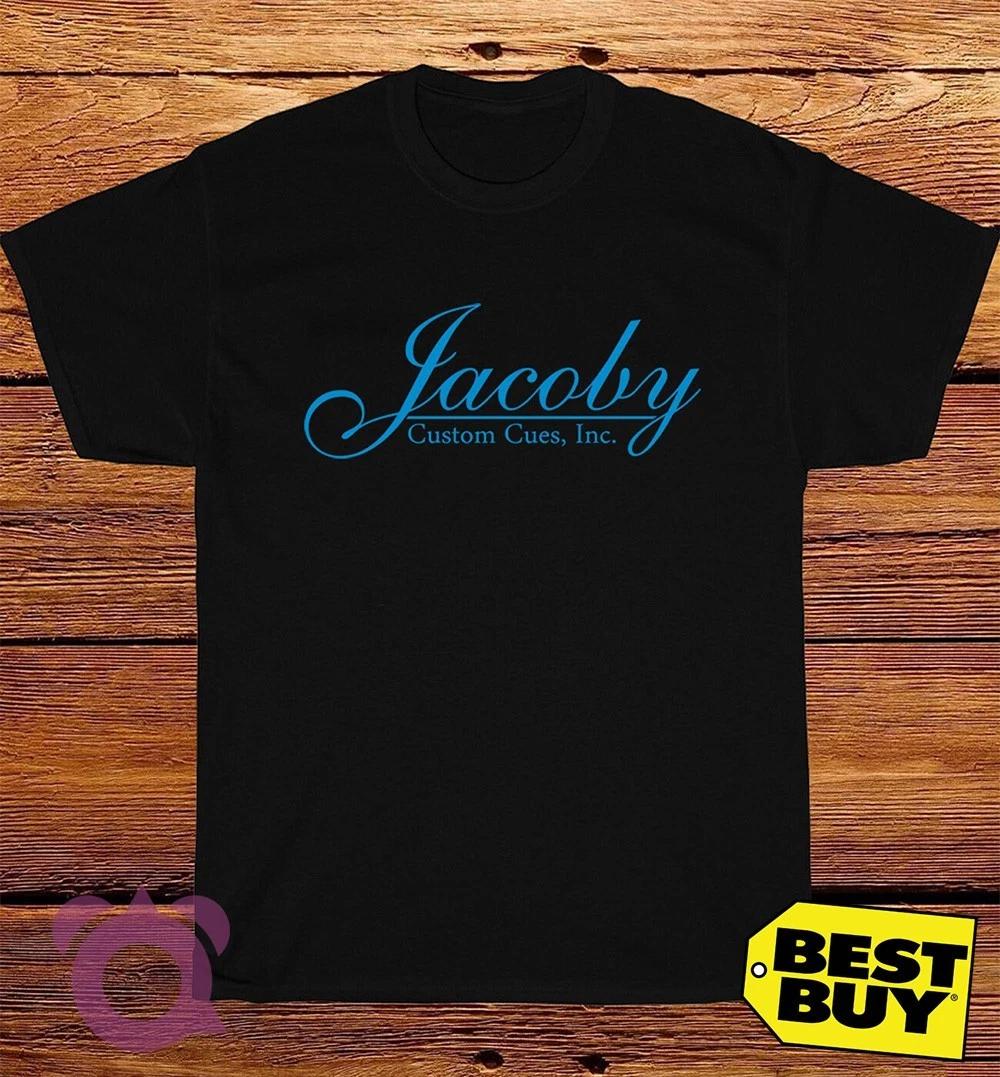 New Jacoby Pool Cues Logo Men s Funny T-Shirt Size S to 5XL M