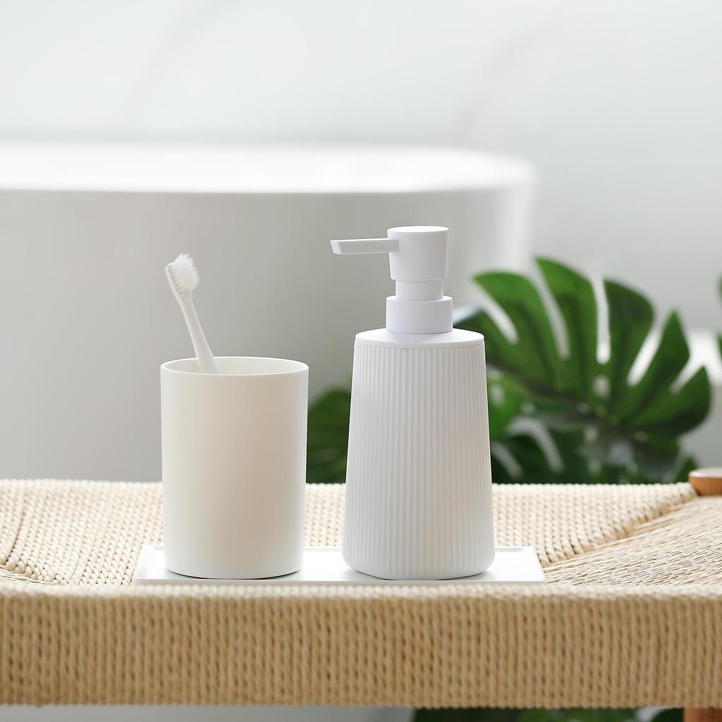 Elegant Soap Dispenser Set for Bathroom and Kitchen