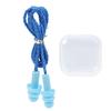 Noise Cancelling Ear Plugs Waterproof Swimming Soft Silicone Corded Earplugs Ears Protector Reusable Headwear Earplugs With Rope