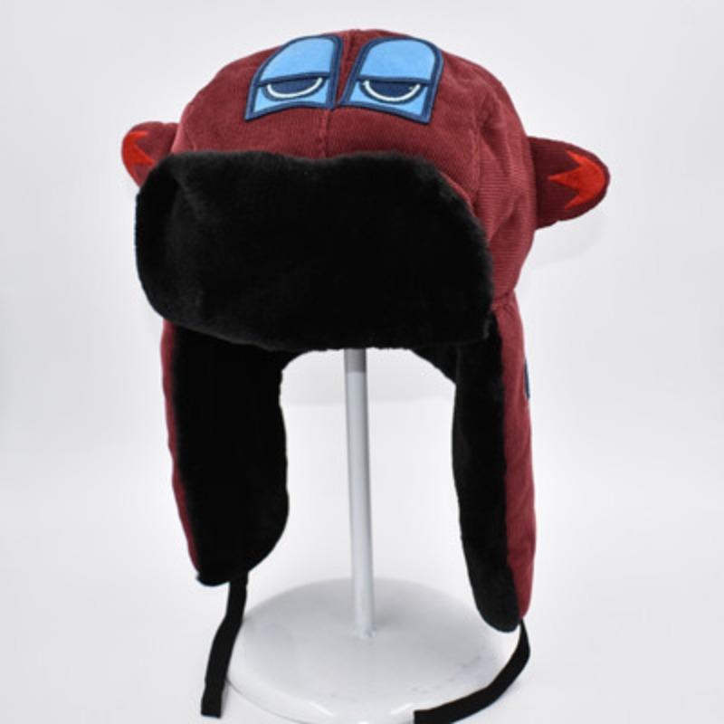 Chapeau Thunderbolt Femme Mignon Coton Homme Hiver Épaissi Chaud Protection Oreilles Automne Jeunesse Chapeau Locomotive