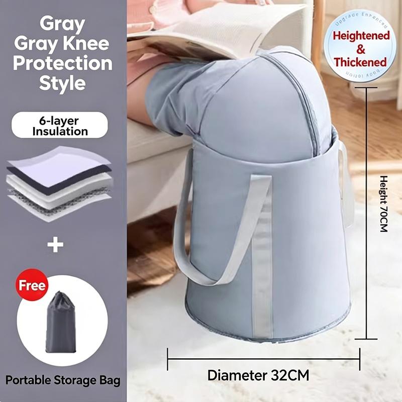 Foldable Insulated Portable Foot Bath Tub - Collapsible Foot Soaking Bucket For Home Spa Foot Care