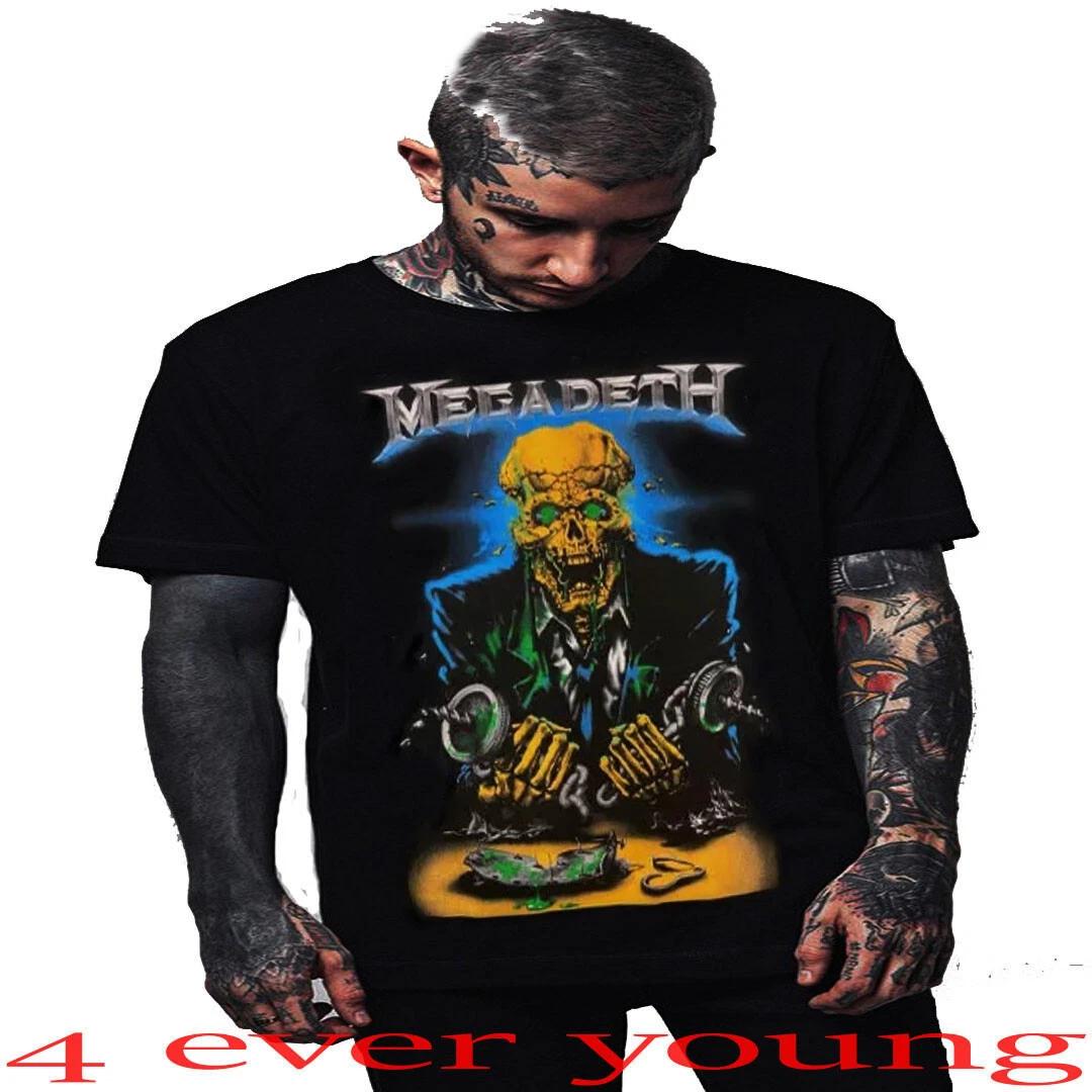 MEGADETH YELLOW SKULL THE CLASSIC ROCK PUNK ROCK T-Shirt XXL