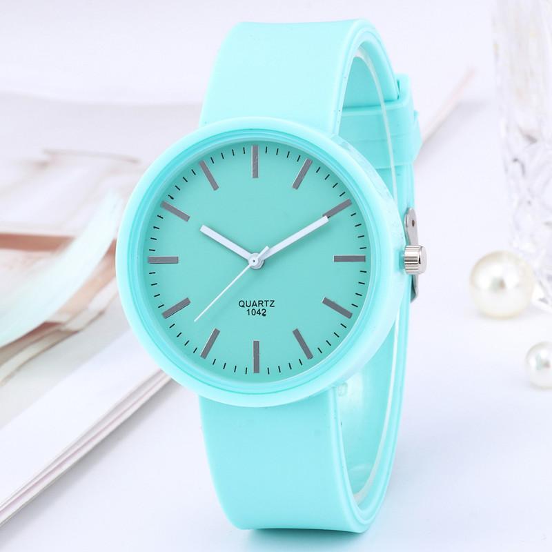 New  Women Watches Fashion Korean Silicone Jelly Watches Ins Trend Candy Color Quartz Wristwatches Cheap Price Dropshipping