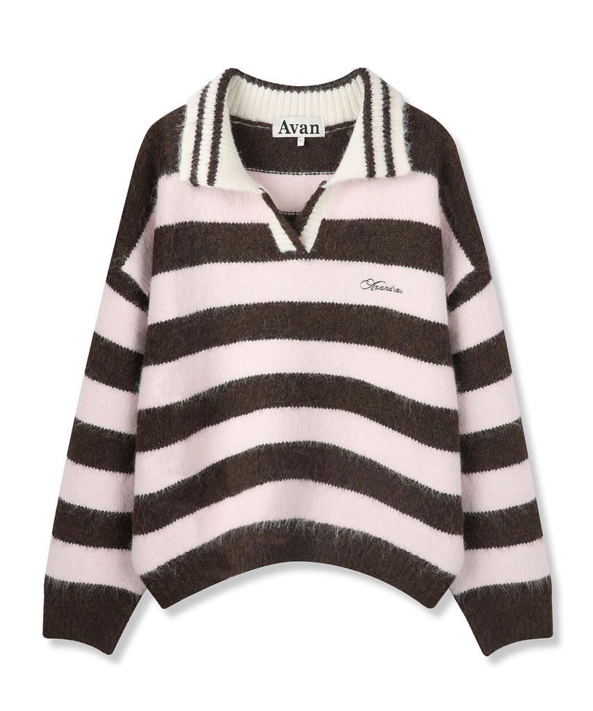 AVANDRESS Stripe Rugby Knit_3Colors