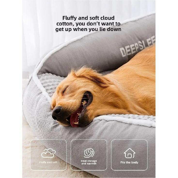 Luxury Winter Warm Large Dog Sofa Bed Dog Kneel Cat Mats House Cushion Pet Sleeping Sofa Beds Mat for Large and Small Dog