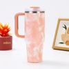 Good Quality 304 Stainless Steel High-value 40oz Bingba Cup Outdoor Portable with Handle Straw Thermos Cup