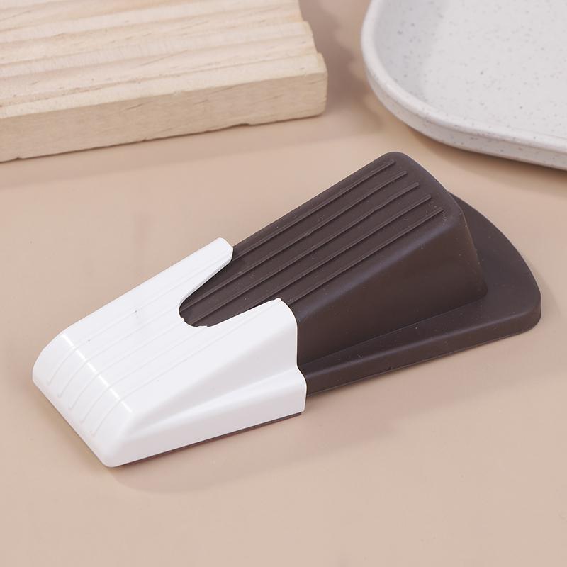 

Силиконовый дверной стопор, самоклеящиеся, сильные присоски, настенные протекторы, скрытый бесшумный напольный держатель для предотвращения столкновений коричневый