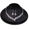 Bridal Rhinestone Tassel Necklace & Earrings Set - Women's Wedding Jewelry Accessories
