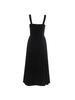 Retro Velvet Spaghetti Strap A-line Party Dress for Women