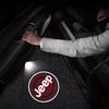 LED Car Door Welcome Light Logo Projector for Jeep Renegade Wrangler JK JL Grand Wireless Auto Shadow Lamp Car Accessories