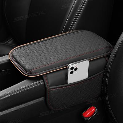 SEAMETAL Protecteur de Tapis d'Accoudoir de Voiture Universel Coussin d'Accoudoir Intérieur de Voiture avec Sac Accessoire
