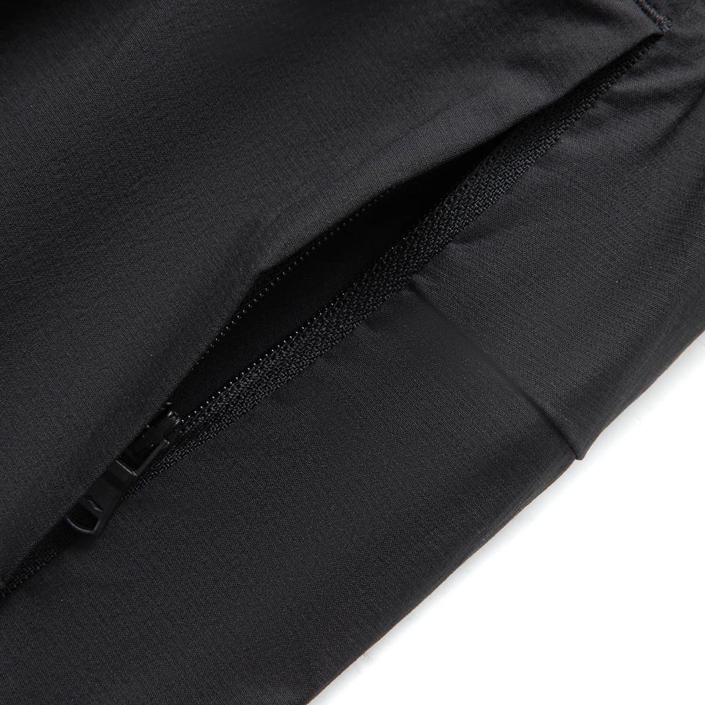 Li-Ning Comfortable Sports Simple Versatile Solid Color Lace-Up Mid-Waist Five-Point Casual Shorts Men Shorts Black AKSV429-2