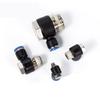 20PCS PH elbow outer hexagon pneumatic quick connector water pipe hose connector 1/8"1/2 3/8 1/4 BSPT