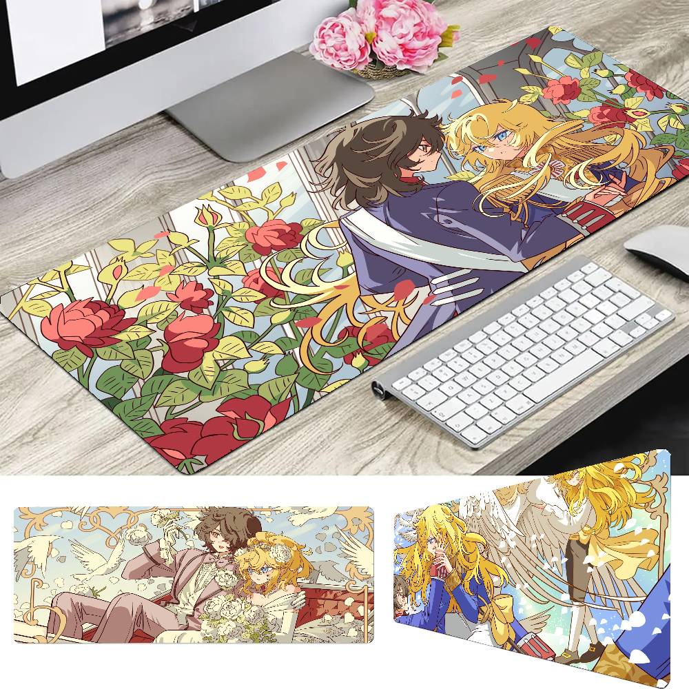 The Rose Of V-Versailles Anime Mousepad Mouse Mat Desk Mat With Pad Gaming Accessories Prime Gaming XXL Keyboard Pad Padding M