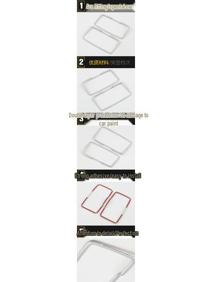 E-Class Vanity Mirror Ring Reflector Decorative Frame - Car Accessories for 16 E-Class