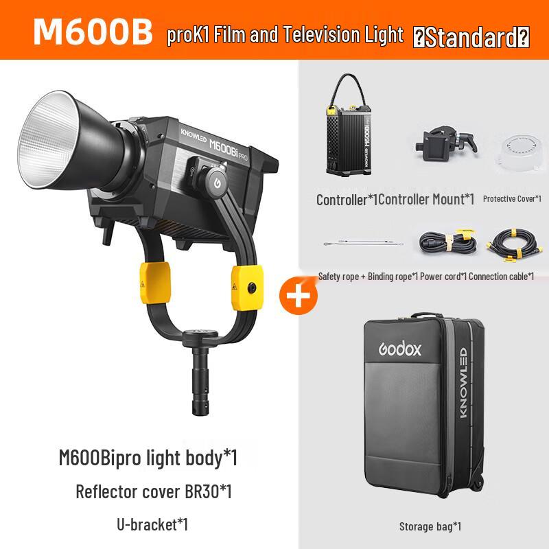 Godox M600BI Bi-Color LED Video Light