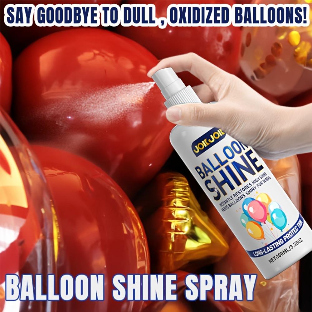 Spray nabłyszczający do balonów – Długotrwały połysk z efektem antyoksydacyjnym dla przyciągających wzrok dekoracji imprezowych