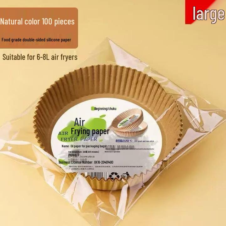 Oil-Absorbing Air Fryer & Oven Liners: Food-Grade, Oil-Proof, High-Temperature Resistant Silicone Paper for Barbecue & Cooking