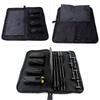 Oxford Cloth Fishing Bites Alarm Carrying Case, Foldable Bankstick Organizers with Four Internal Sleeves and Strap for Separated Tackle Storage