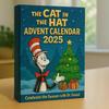 Wearing Hat Cat Advent Calendar 24 Days Cartoon Cat Collectible Hanging Ornament Christmas Countdown Calendar Box Holiday Party Gift